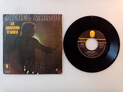 Vinyl 45 Tours: Michel Sardou: La chanson d'Adieu
