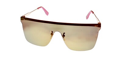 Converse Mens Rose Gold Front Mount Flatt Metal Shield Sunglass Flash Lens H119