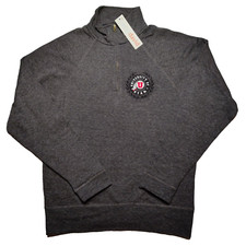 University Of Utah UTES Men Medium Camp David 1/4 Zip Lightweight Pullover NEW