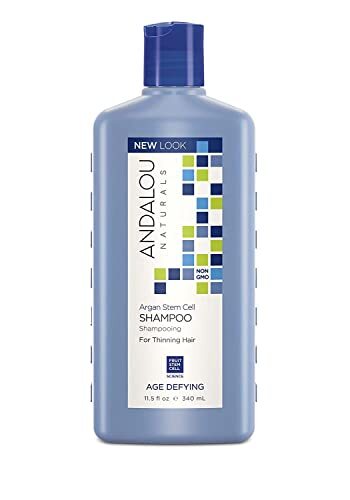 Andalou Naturals Argan Stem Cell Age Defying Shampoo For Thinning Hair, 11.5 oz - Picture 9 of 9