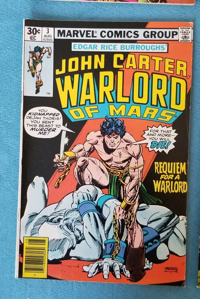 John Carter Warlord Of Mars #1 NM #2#3#4 Marvel Comics Key Issues Lot - Image 4 of 4