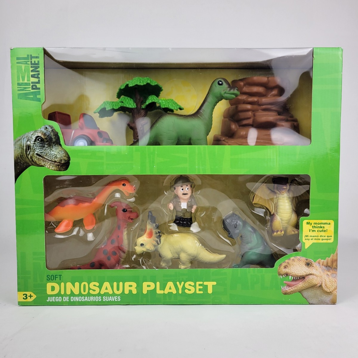Animal Planet SOFT Dinosaur Playset Toys R 2010 New