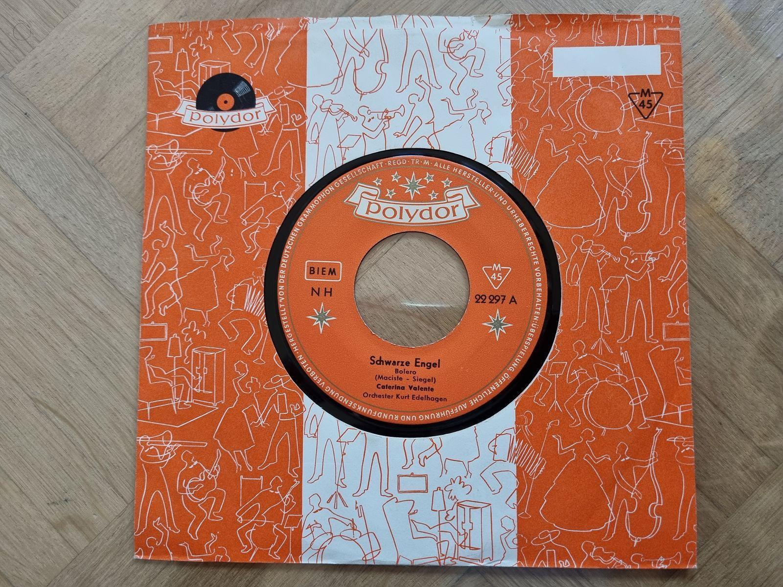 7"" Single Caterina Valente - Schwarze Engel Vinyl Germany
