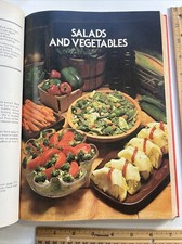 Betty Crocker Cookbook Vintage 1982 Menu Dinner Party House Wife Kitchen Baking