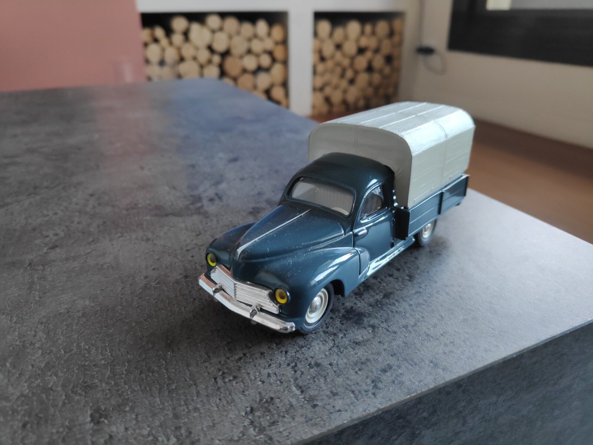 Miniature 1/43 Leader Peugeot 203 Bâché - Collection France, État MINT