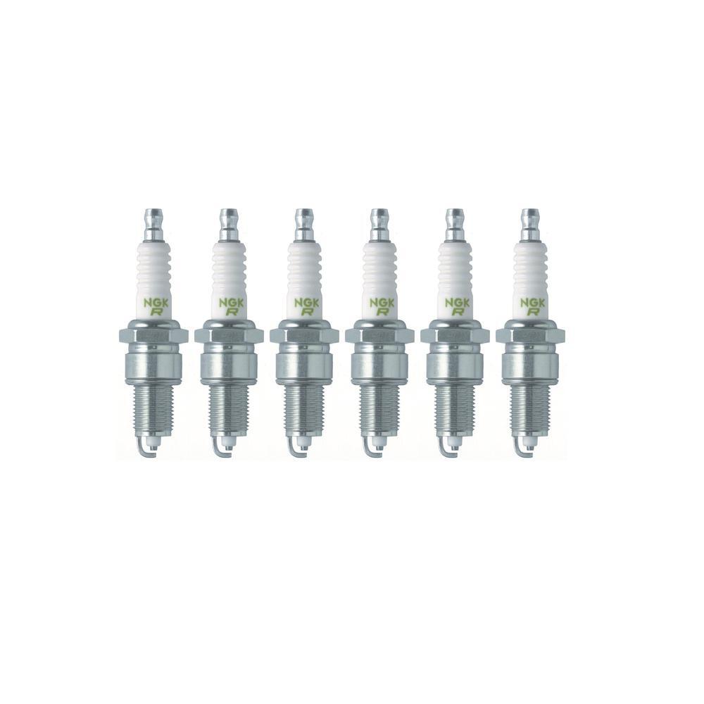 6-New NGK V-Power Copper Spark Plugs ZGR5A #5077 Made in Japan