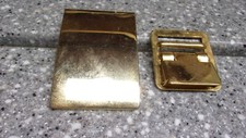 T15  New military brass belt buckle pair officers