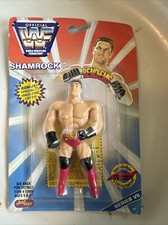 Ken Shamrock Signed WWF Figure  Bend-Ems Just Toys 1997 NOC #12005