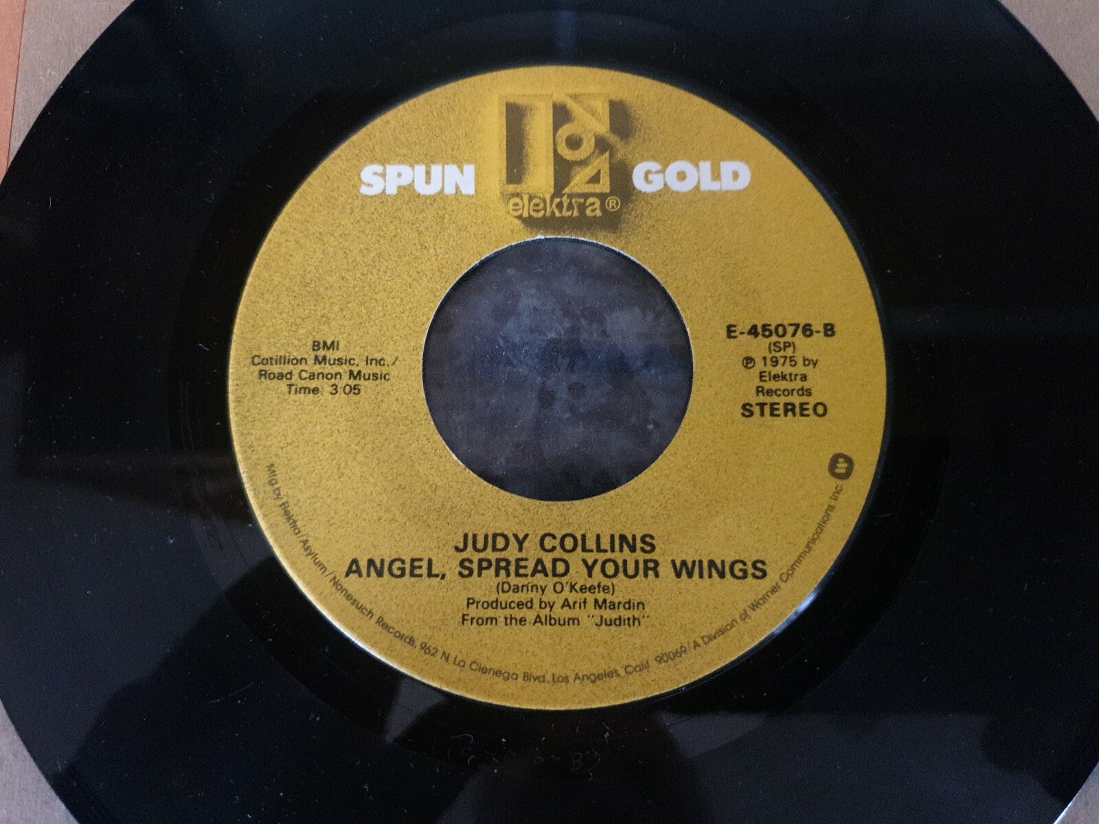 Judy Collins Send In The Clowns / Angel, Spread Your Wings (Elektra