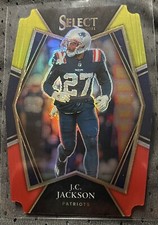 Jc Jackson 2021 Panini Select Premier Level Die Cut Red And Yellow #124