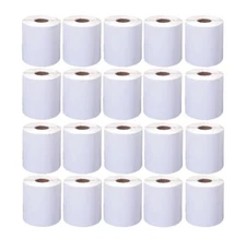 20 Rolls 4x6 Direct Thermal Shipping Labels - 250 per roll - 5000 labels Zebra