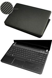 Laptop Sticker  Protector Carbon fiber Skin for HP  