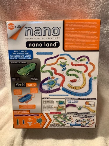 Hexbug Nano Land build your own playground set. Micro robotic creatures..