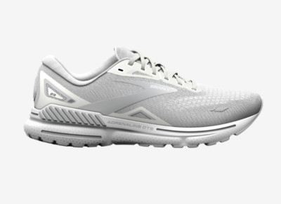 Brooks Adrenaline GTS 23 White/Oyster 120381 1B 104 Size 6-11 Casual Running