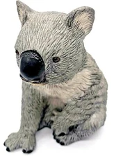 Royal Heritage Collector Gray Koala Figurine, 4” Tall, Porcelain Vintage