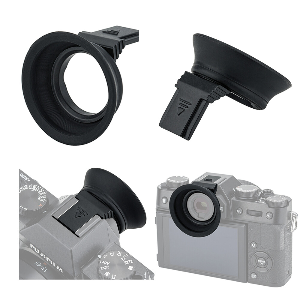 Eyecup Eyepiece Viewfinder Mount via Hot Shoe for Fujifilm X-T30 II X-T20  X-T10