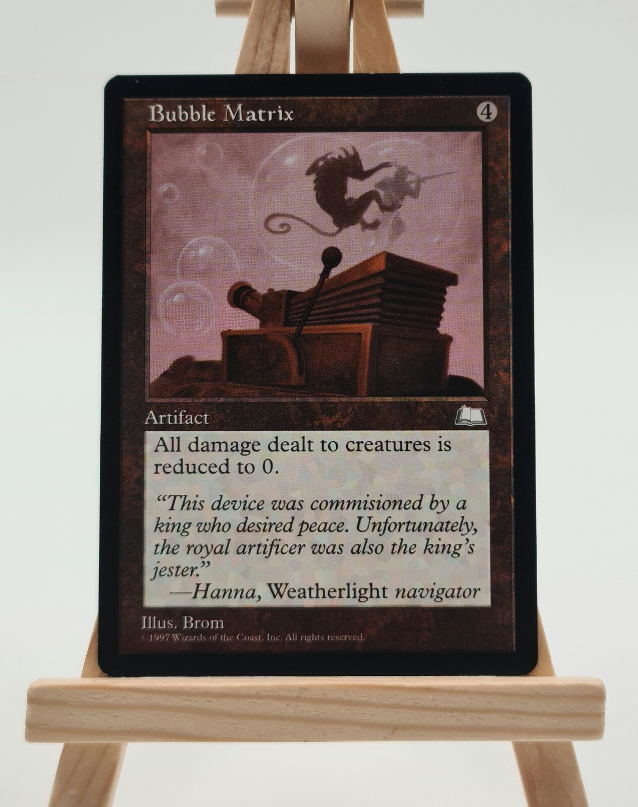 Bubble Matrix Weatherlight Magic Card MTG English (Protective Bubble)