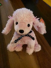 Ty Beanie Baby  - BRIGITTE THE PINK POODLE 6"  Plush New MWMT's