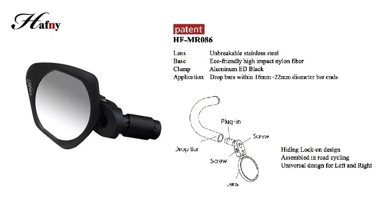 Hafny bar end bike mirror sale