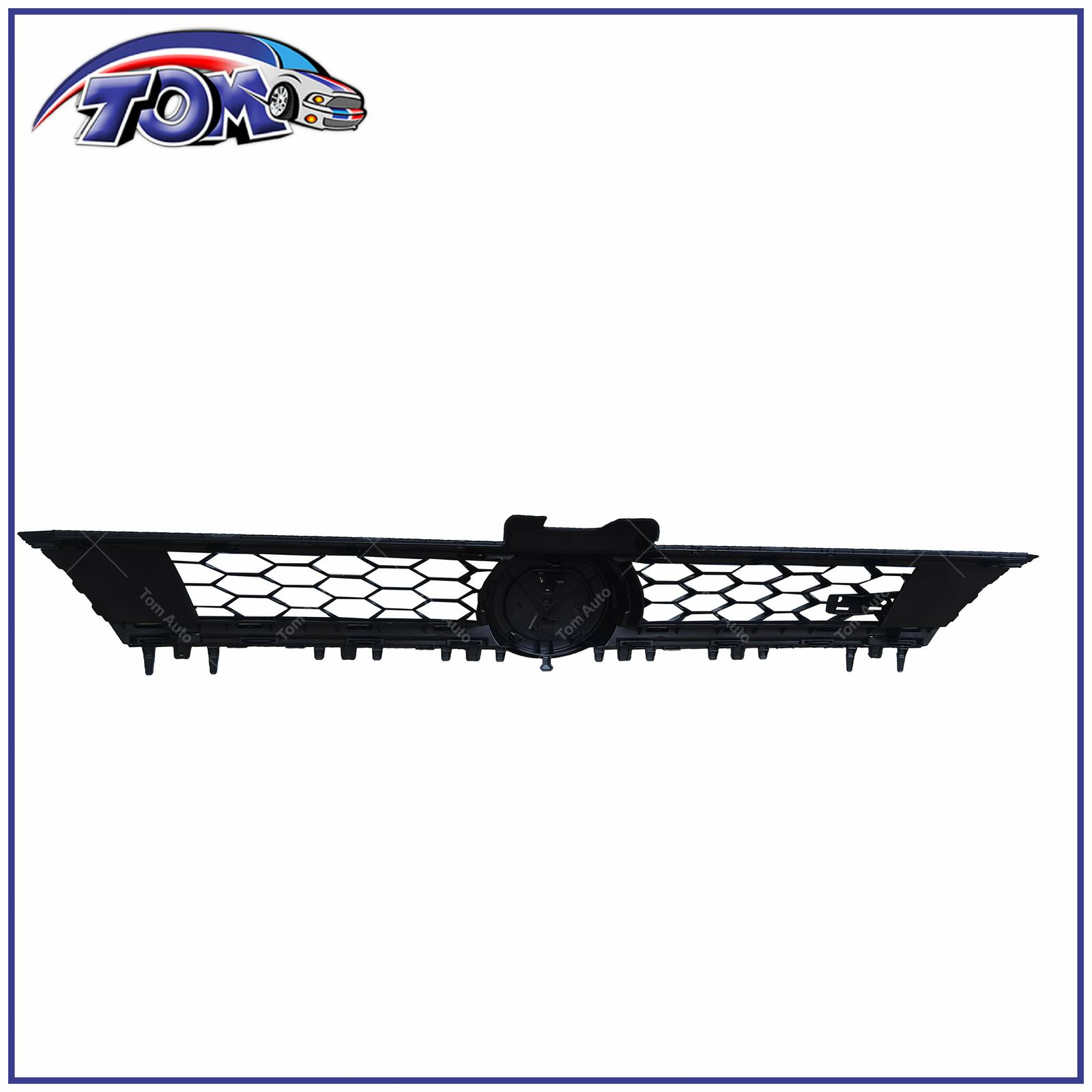 NEW FRONT GRILLE FOR 2015+ VW MK7 GOLF/GTI - All Glossy Black