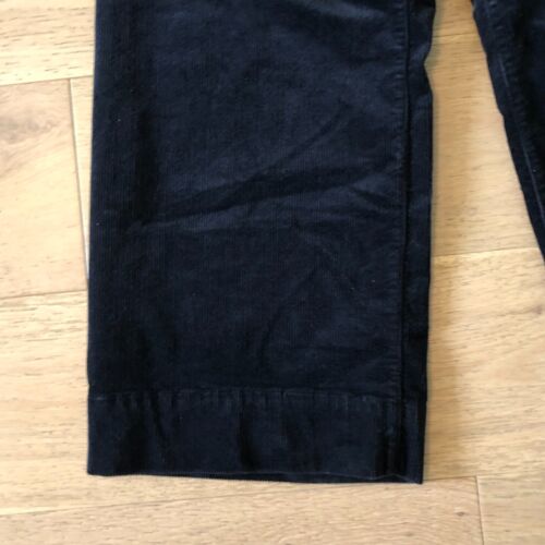 Anthropologie Maeve The Colette Wide Leg Pant Women's Size 28P Black Corduroy - Picture 3 of 14