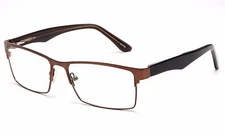 Rectangular Metal Readers Half-Rim High Quality Reading Glasses 
