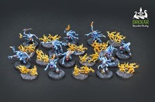 Daemons of Tzeentch Blue Horrors warhammer 40K  COMMISSION  pro painting