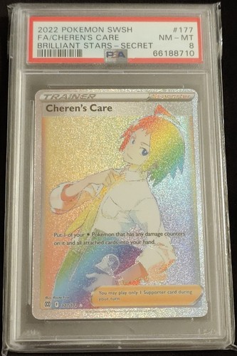 Cheren's Care graded PSA 8 for sale on eBay