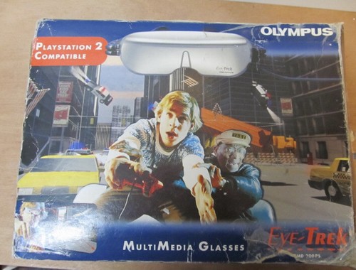Rare Olympus Eye-trek FMD-200 PS PlayStation 2 Compatible Viewing Glasses  - Foto 1 di 2