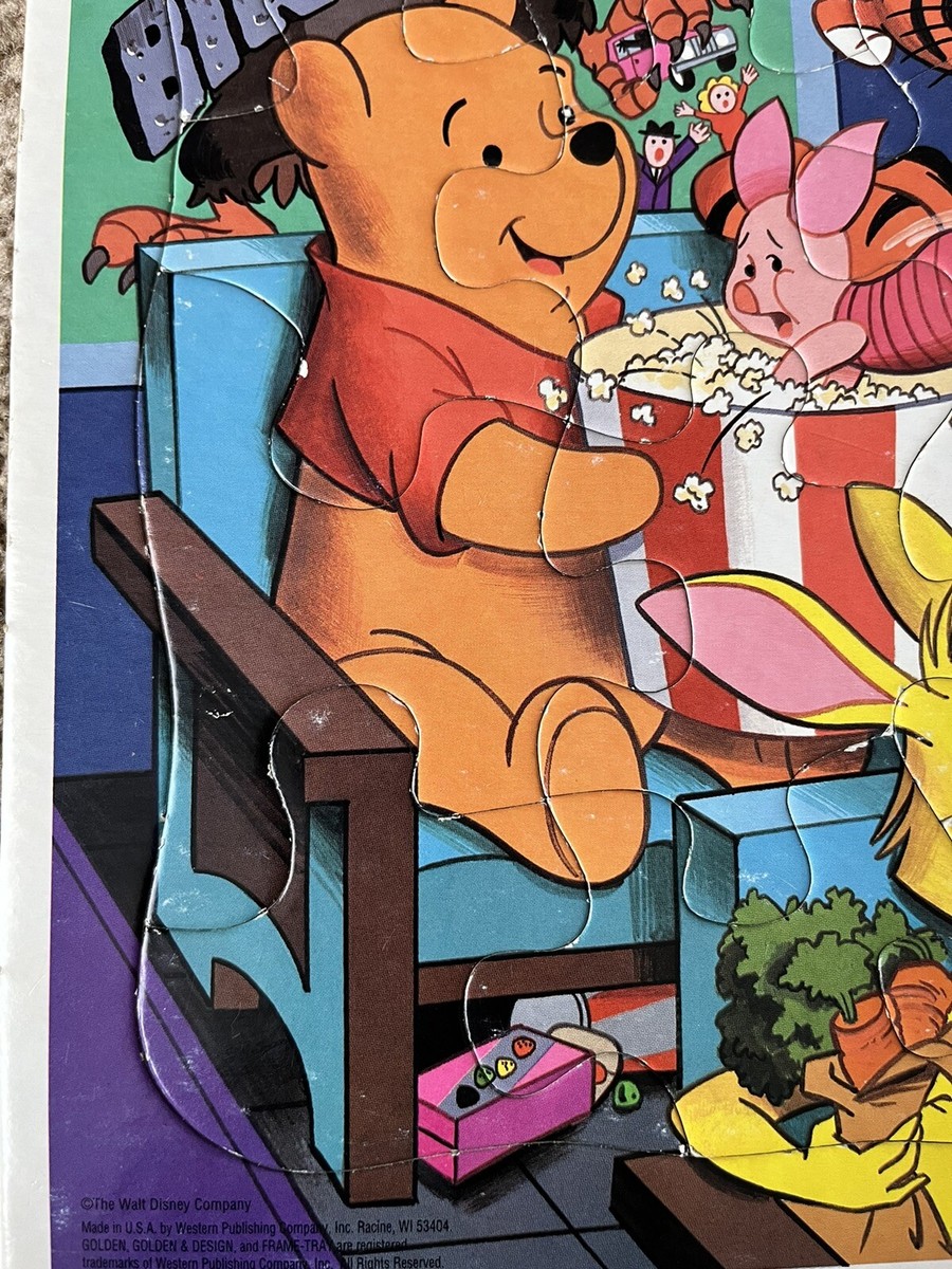 Vintage Disney Winnie The Pooh Frame Tray Puzzle Birdzilla | eBay