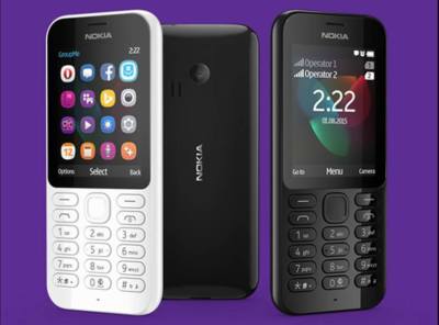 Nokia ASHA 222 CAMERA Bluetooth Single Dual SIM Keyboard Cellphone 2.4''