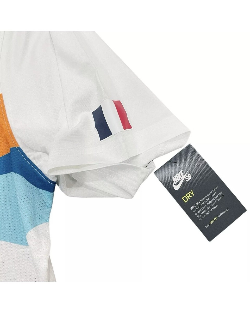 Nike SB x Parra France Federation Polo Shirt NWT CT0308-100 Men