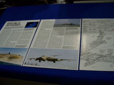 VULCAN VICTOR ''V-BOMBER''..4-PAGE POSTER/2-PAGE CUTAWAY/PROFILES (621LL)