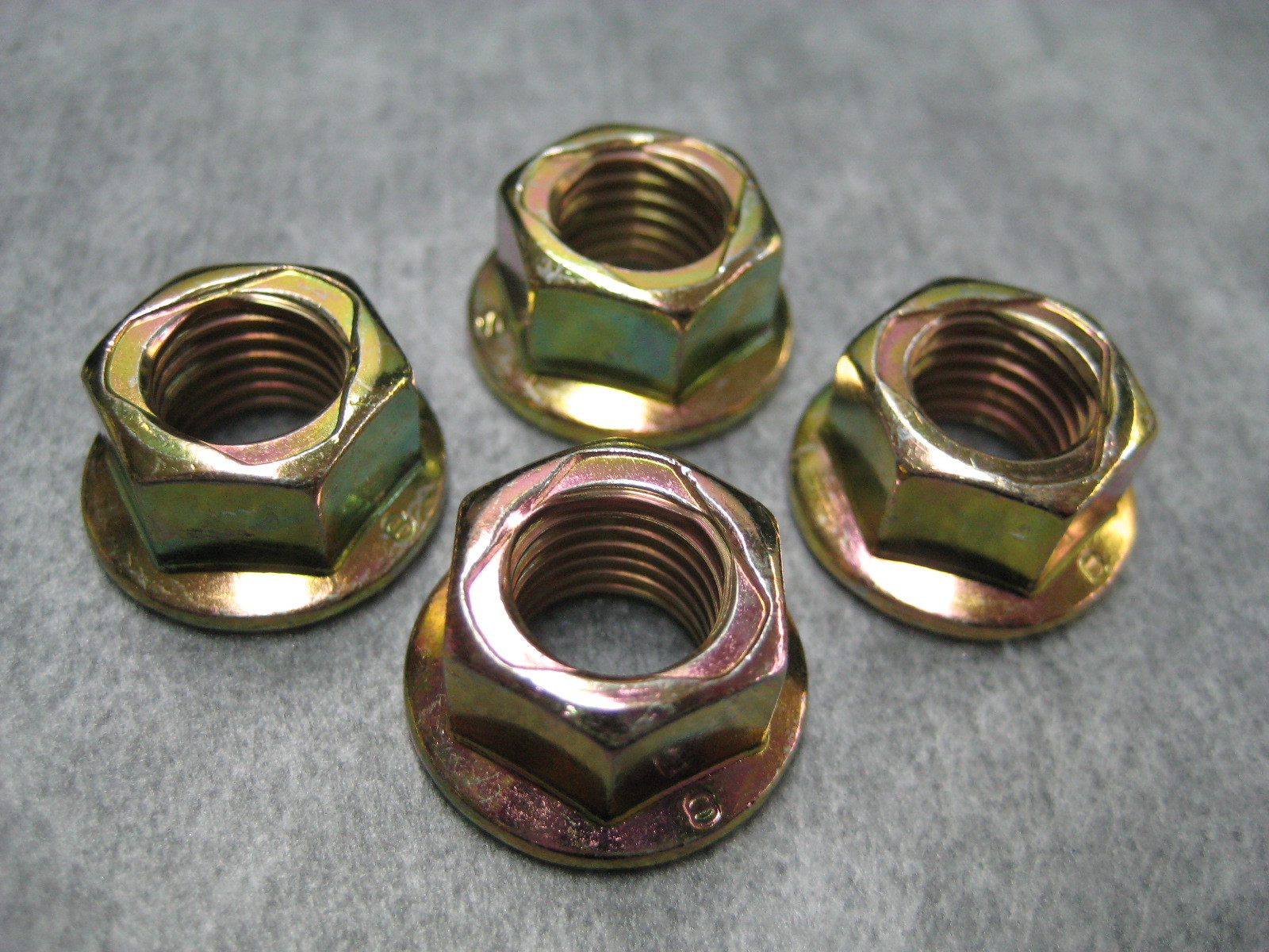 10mm Exhaust Manifold Flange Lock Nuts M10x1.25 Pack of 4 Ships Fast