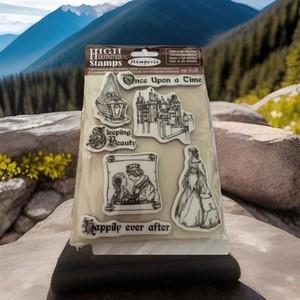 Stamperia Cling Rubber Stamp 5.5"X7"-Once Upon A Time, Sleeping Beauty WTKCC201