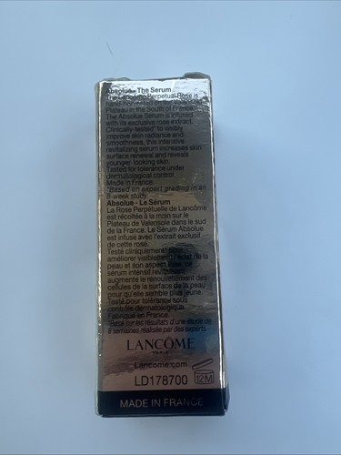 New in Box Lancome Absolue The Serum Intensive Concentrate 0.16oz/5ml - Picture 2 of 2