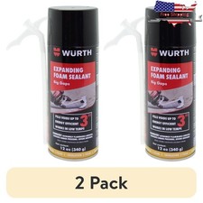 Expanding Foam Sealant 2 Pack 12oz Can Airtight Waterproof Insulation Big Gaps