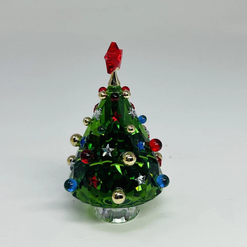 "Estatuilla verde Swarovski 2024 Holiday Cheers árbol de Navidad 3"" 5680087 nueva" Foto 3 de 4