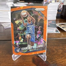 Panini 2025 Prizm WNBA Courtney Williams #69 Minnesota Lynx Orange Prizm