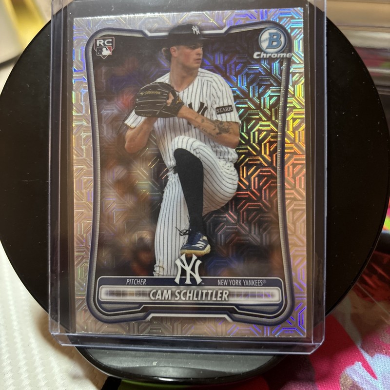 2026 Bowman Chrome #53 Cam Schlitter (RC) Mojo refractor
