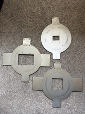 Vintage Darkroom Negative Carriers Lot Metal Enlarger Masks Silver Mixed Sizes