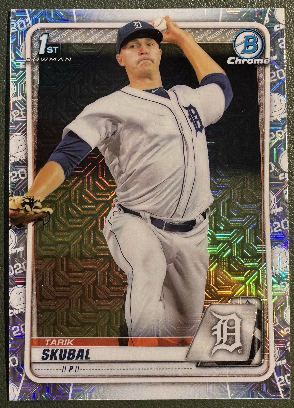 TARIK SKUBAL 2020 1ST BOWMAN CHROME MEGA BOX MOJO REFRACTOR BCP-108