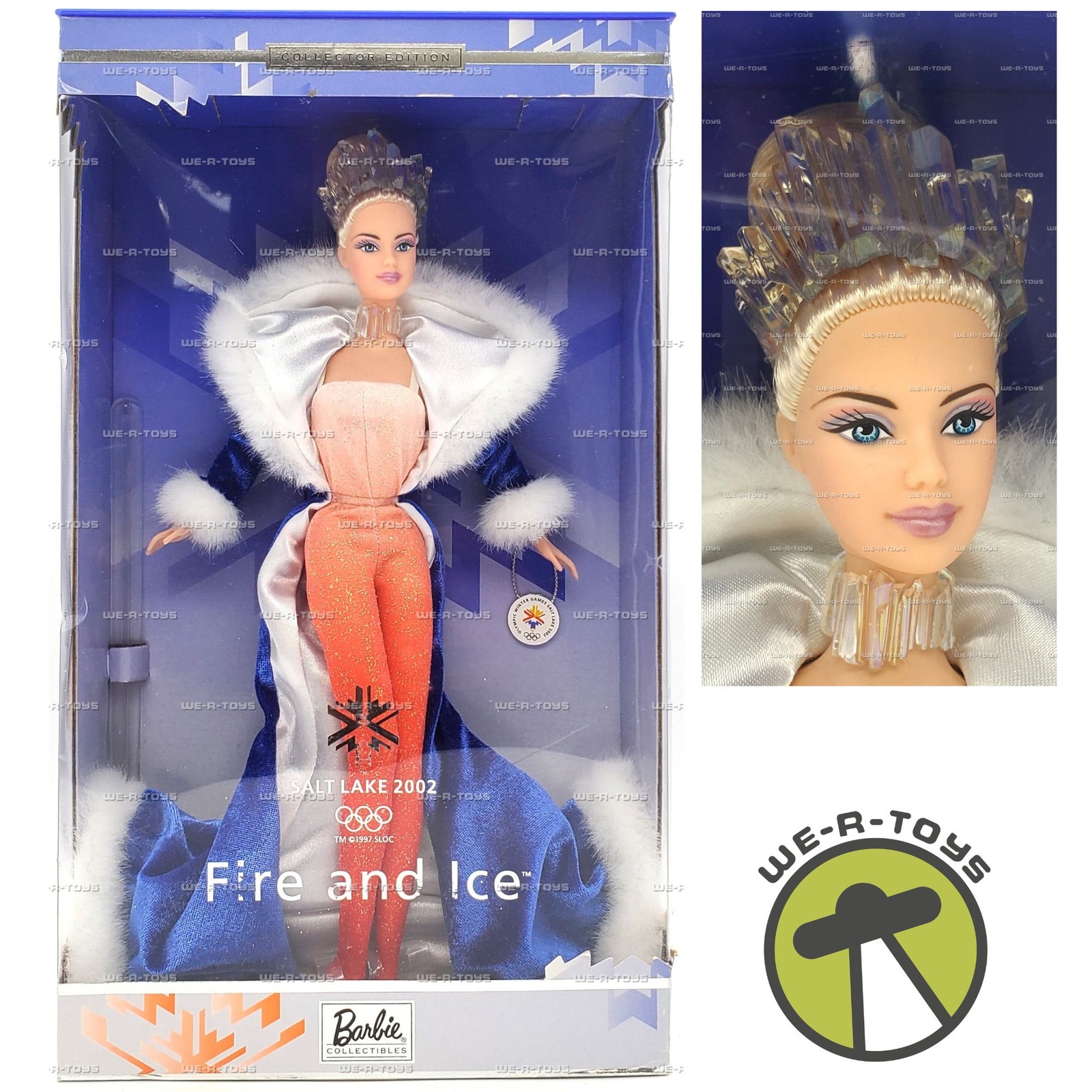 Fire and Ice 2002 Salt Lake City Olympics Barbie Doll 2001 Mattel #53511