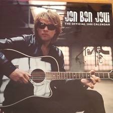 Jon Bon Jovi Official 2008 Calendar ISBN 1-84757-110-7 UPC 5050574105019