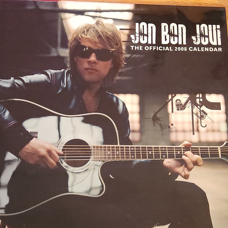 Jon Bon Jovi Official 2008 Calendar ISBN 1-84757-110-7 UPC 5050574105019