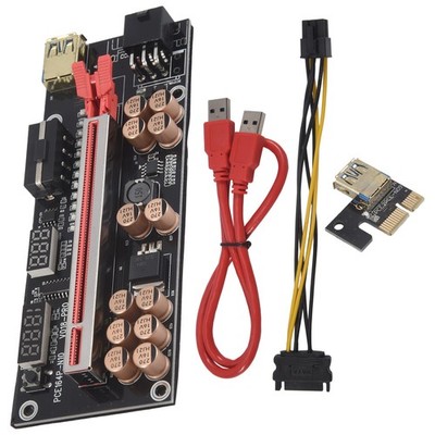 VER018 PRO PCI-E Riser Card USB 3.0 Kabel 018 PLUS PCI Express 1X Bis 16X E7278
