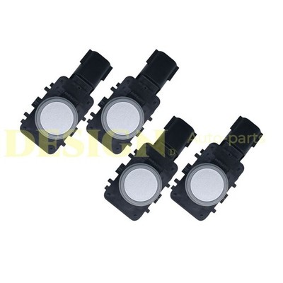 Set of 4 For Toyota Lexus Parking Sensor Ultrasonic 89341-K0070-A7 Silver