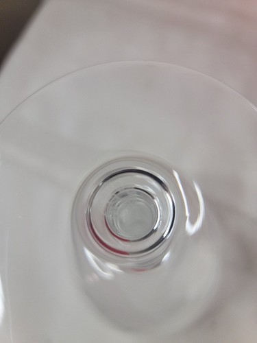 Baccarat Montaigne calice alto acqua/vino non ottico 7" firmato - Foto 4 di 5