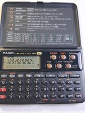 Vintage CASIO Data Bank DC-7500 Electronic Organizer / PDA Works