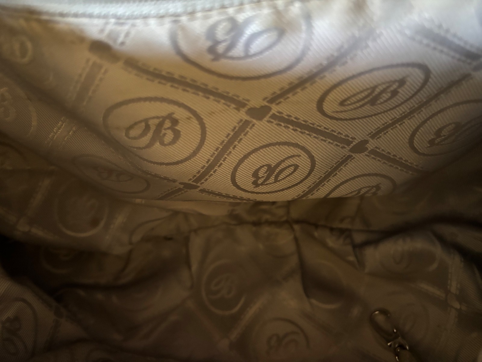 Brighton Vintage Python Print Leather Handbag - E… - image 6